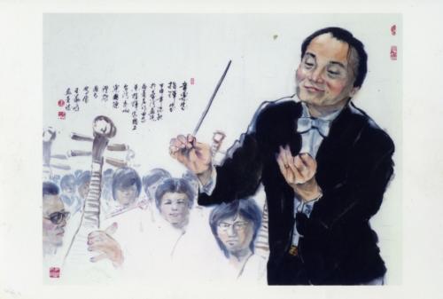 陳澄雄指揮畫像（由高雄名畫家王海峰先生繪，2005年）