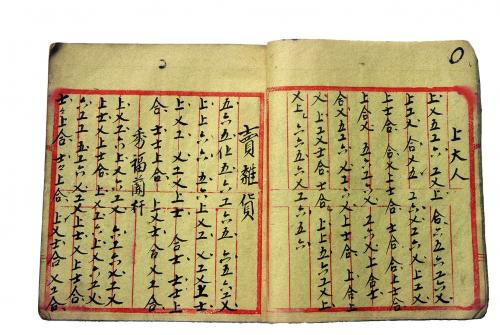 陳慶松抄寫之客家八音抄本，內有傳統弦索曲目