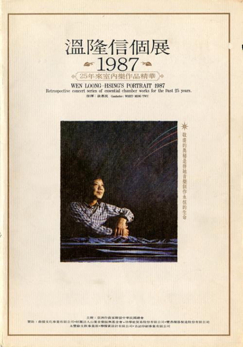 1987年 温隆信個展