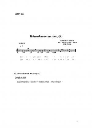 Takuvakuvan na senay(4)譜例與樂曲解說