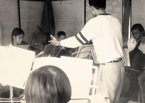 李泰祥於臺東音樂推廣教學時情景