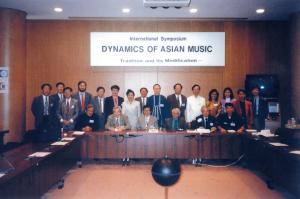 莊本立 參加亞太民族音樂國際學術研討會（大阪）和全體人員合影