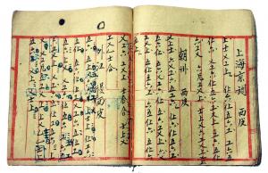陳慶松收藏之抄本，內有上海京調之工尺