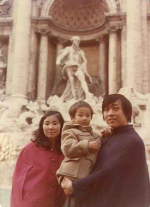 游昌發 1980復活節假期於羅馬，第二次至Wien進修